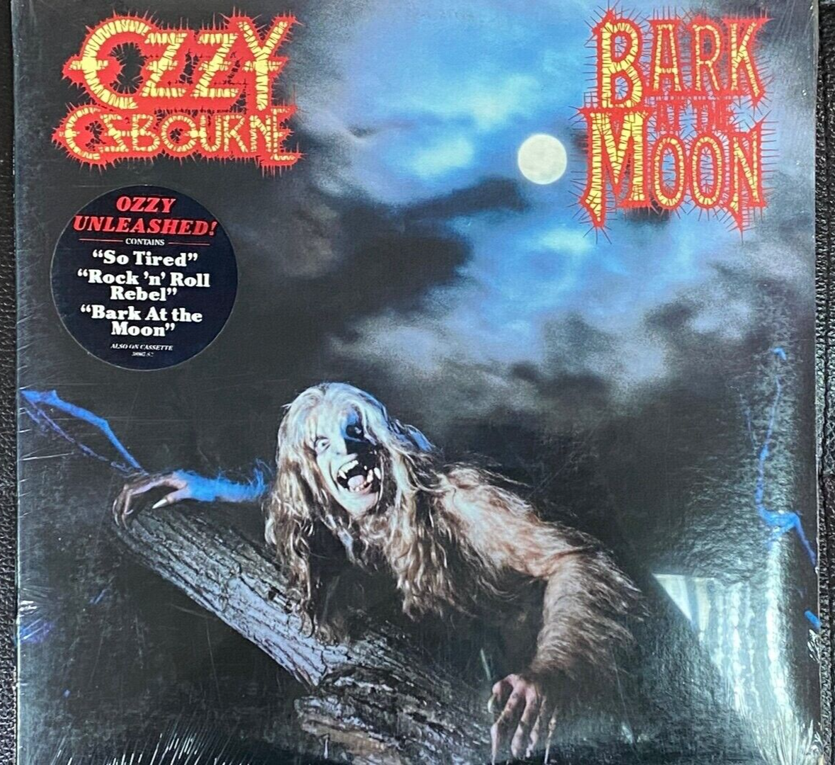 Ozzy Osbourne - Bark at the Moon Vinyl LP CBS Records Canada EX