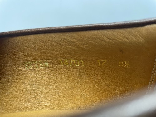 Beckett Simonon Herren Cohen Penny Halbschuh Leder Komfort Unterstützung Größe 8,5 - Bild 10 von 11