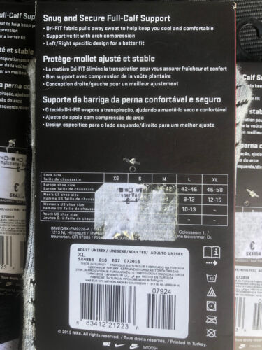 ** Neu und OVP: 3 Paar NIKE Fussball Socken Stümpfe Stutzen Schwarz Gr. 46-50 ** - Bild 2 von 2