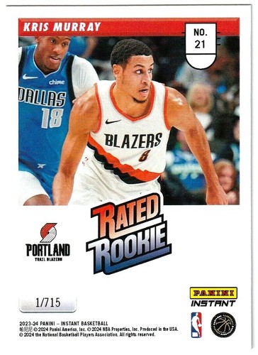 2023-24 PANINI NBA RATED ROOKIE RETRO RC CARDS #1 - 45 YOU PICK 1/715 IN STOCK - Picture 43 of 91