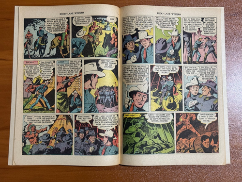 ROCKY LANE WESTERN Fawcett Comic No. 38 June 1952 FN+ - Picture 3 of 5