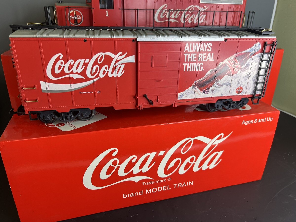 LGB COCA COLA SUPER SET 72854 WITH 23560 DIESEL AND TWO 42911
