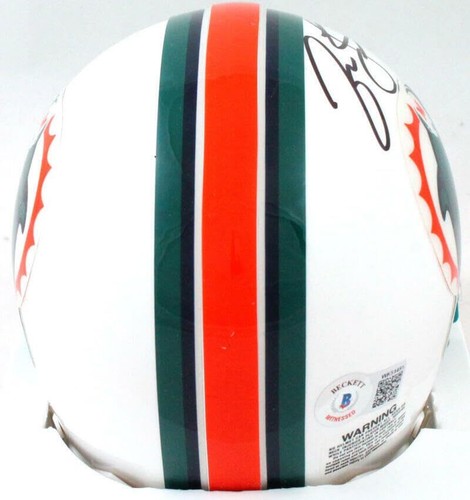Jason Taylor Autographed Miami Dolphins 97-12 Mini Helmet-Beckett W Hologram*BLK - Picture 10 of 10