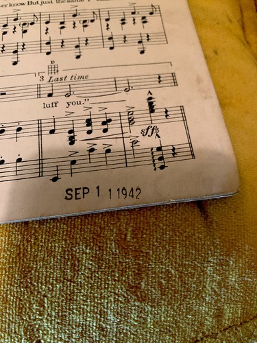 1932 Listen To The German Band Sheet Music Words Ukelele Harry Revel Miller Anti - Picture 8 of 12