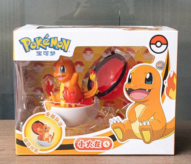 Styles Toy Set Poke ball Pocket Monster Charmander Figures Model
