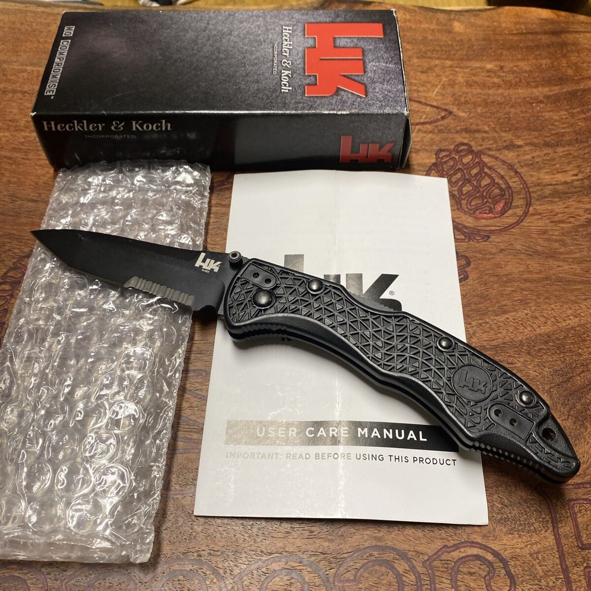 RARE/DISCONTINUED HK(Benchmade) 14452SBK Pika II Folding Pocket Knife | eBay RARE/DISCONTINUED HK(Benchmade) 14452SBK Pika II Folding Pocket Knife | eBay
