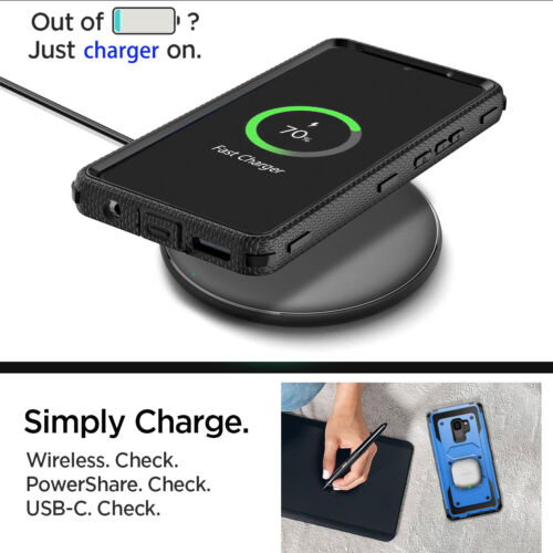 Für Samsung Galaxy S9 / S9 Plus Hülle Stoßfest Robust Handyhülle / Hartglas - Bild 55 von 64