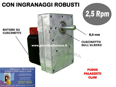 5 RPM cl H ORIGINALE 230 V MOTORIDUTTORE PELLET KENTA K911 AC