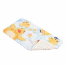 Con-Tact Printed Rubber Bath Mat, Rubber Duckies, 30" x 16"