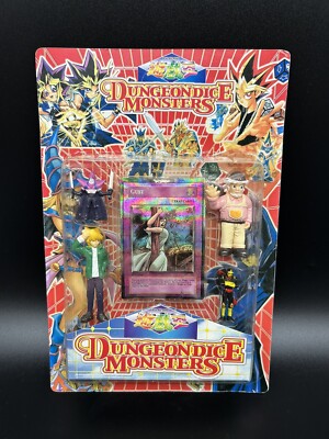 Dungeon Dice Monsters Bootleg Figure Rare Fake Yugioh NIB Gust Card & Mini  Figs