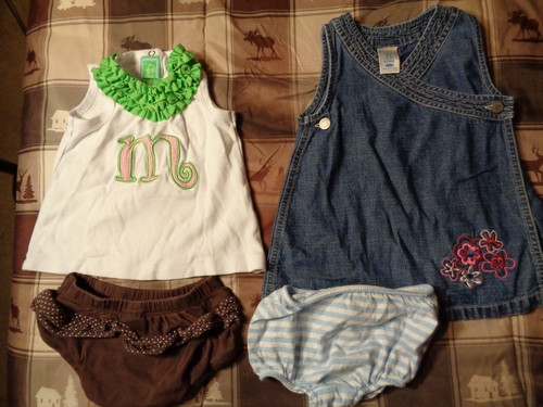 Lot of 19 pieces, girls 0-6 months clothing outfits - Picture 6 of 8