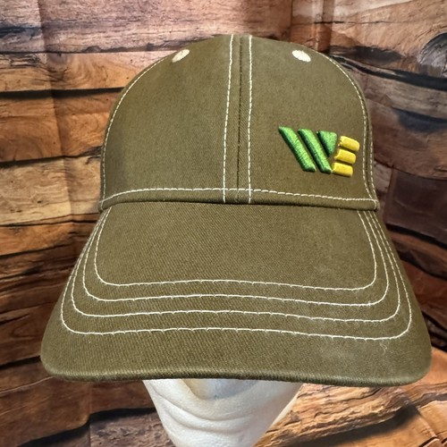 Western Equipment Hat Cap Green Adjustable Strapback Logo Tractor Farm Parts