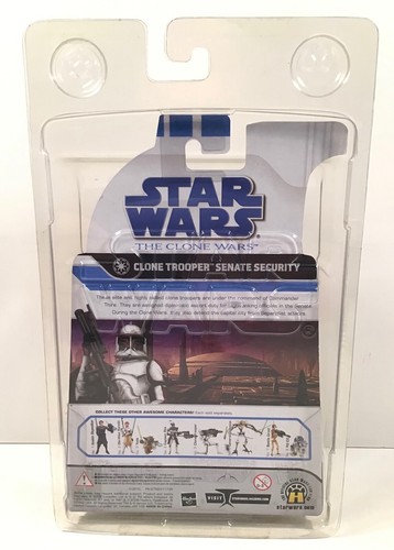 Star Wars The Clone Wars Senate Security Clone Trooper carded figure 2008 SDCC