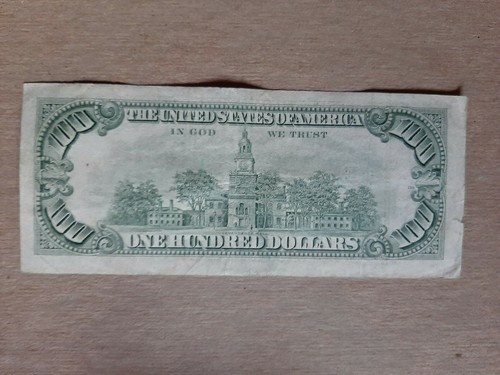 1990 $100  NOTE  with BIRTHDAY number April 3, 1955  - E19554324A - Picture 4 of 4