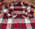 NWT Gymboree Christmas cabin plaid button up shirt top boys sz 5T or 6