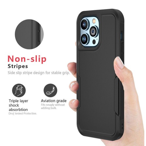 For iPhone 14 Pro Max Phone Case Shockproof Rugged Slim Cover+Screen Protector - Picture 9 of 19