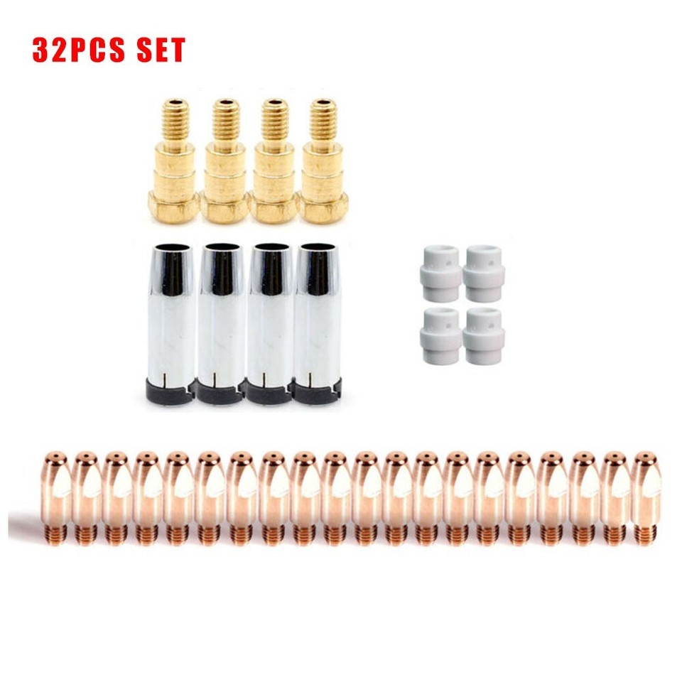 Binzele Torch Consumables Welding Accessories 32pcs Replacement