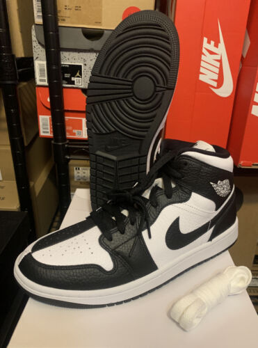 Nike Air Jordan 1 Mid SE Homage Black White Split Shoes DR0501 101 nike-air-jordan-1-mid-se-homage-black-white-split-shoes-dr0501-101