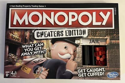 Monopoly Game: Cheaters Edition Board Game (E1871) Complete