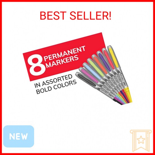 BIC Intensity Fashion Permanent Markers, Ultra Fine Point, Assorted Colors, Non- - Picture 2 of 2