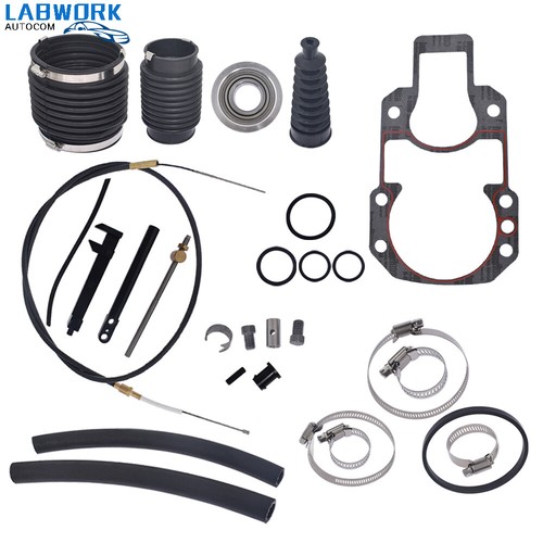 Lower Shift Cable With Alpha 1 For Mercruiser Alpha 1 Base Seal Bellows Kit - Picture 1 of 10