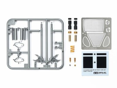 F Tamiya 12691 1/12 Detail Up Parts Suzuki GSX-RR '20 Front Fork Set
