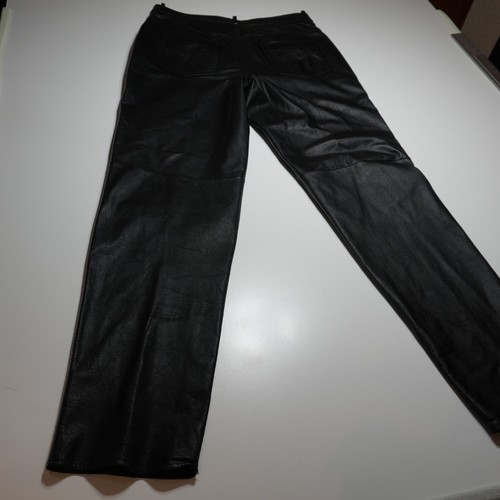 Colebrook 100% Lederhose Herren Größe 36 Moto Biker Style gerades Bein gefüttert - Bild 5 von 18