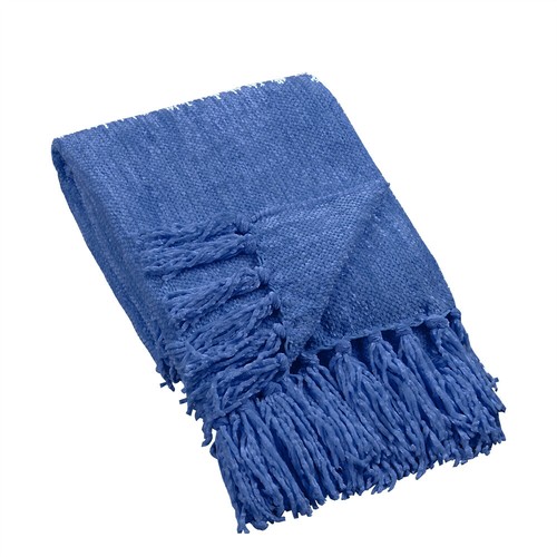 Throw Blanket Soft Cozy Crystal Chenille Throw Blanket with Fringe Tassel - Picture 52 of 81
