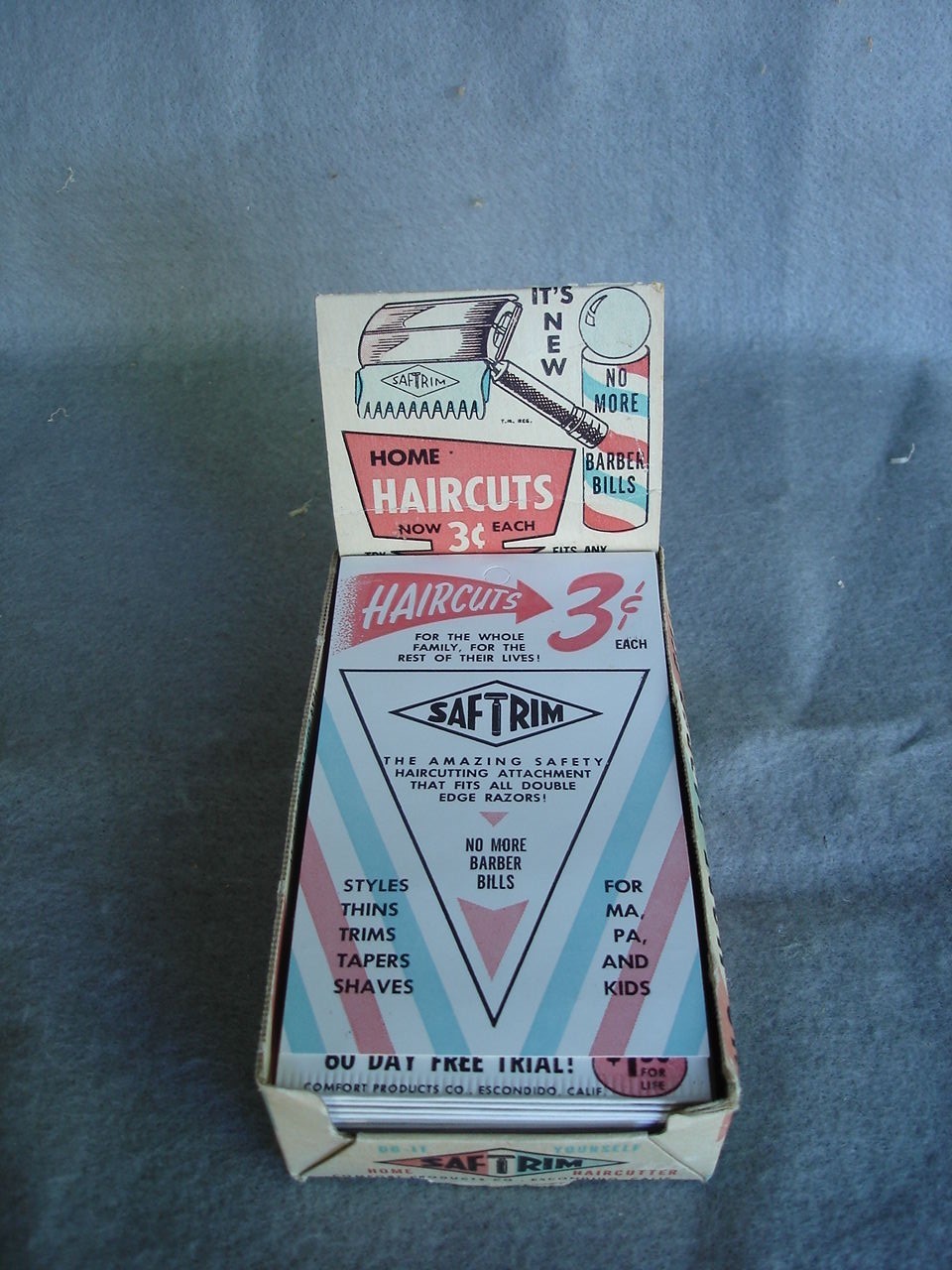 Saftrim  Hair cut   display box 