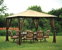 Living Accents 10ft X 10ft Gazebo Netting (gazebo Sold Separately), New, Free Sh Living Accents 10ft X 10ft Gazebo Netting (gazebo Sold Separately), New, Free Sh