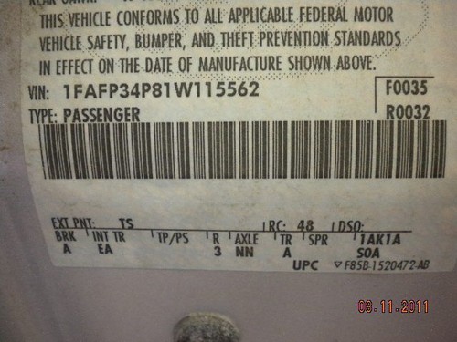 Gear Box Automatic Transmission SOHC ID XS4P-CF Fits 00-01 FOCUS 9891676 - Picture 14 of 15