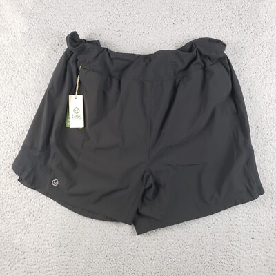 TASC Finesse Shorts Womens 3XL Black Bamboo Performance
