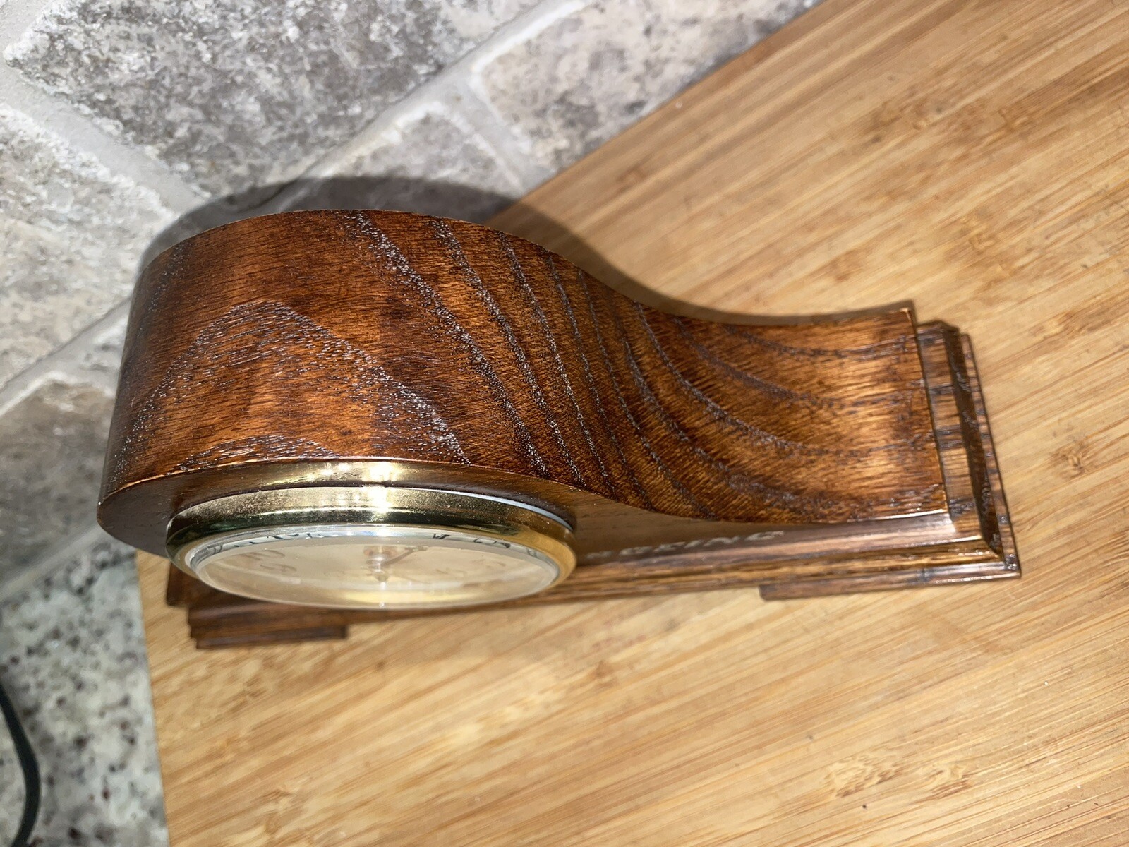 Vintage Howard Miller Mantle Clock Boeing with Alarm eBay