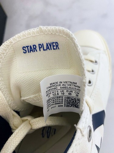 Converse Star Player 76 Mens Size 11 Vintage White Navy A08539C New In Box - Picture 12 of 15