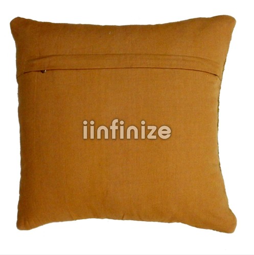 2 Set of Handmade Wool Jute Cushion Cover Eco-Friendly Bohemian Throw Pillow - Picture 47 of 51