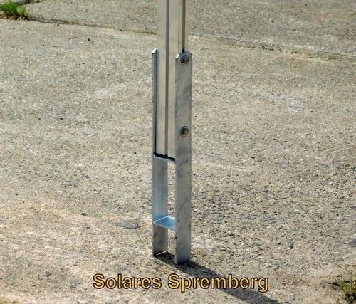 Freilandanlage 20-45 Grad Photovoltaik Aluminium Edelstahl vertikal Solar Garten - Bild 56 von 72