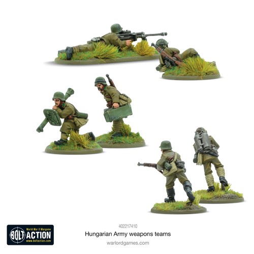 Bolt Action Hungarian Army weapons teams New - Picture 2 of 3