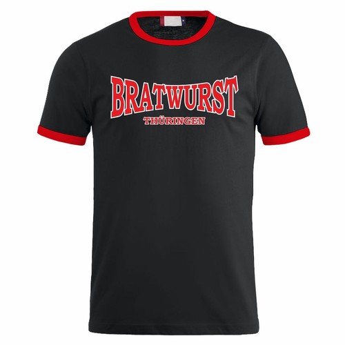 Herren TShirt Bratwurst Thüringen Rost Roster Motive Bratwürste Ostdeutschland - Bild 10 von 12
