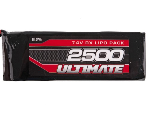 Ultimate RC LiPo Akku 7.4V 2S 2500mAh Empfänger  JR Stecker - Bild 3 von 5