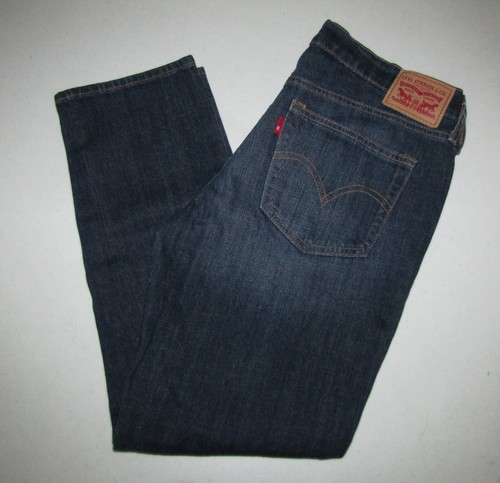 Womens Levi's Boyfriend Stretch Jeans. Size 28 Blue. 26" Inseam.