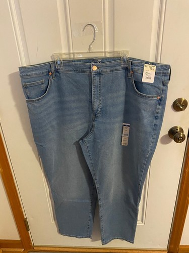 NUEVO JEANS MUJER TALLA 24W TERRA & SKY PIERNA RECTA LAVADO CLARO - Imagen 6 de 11