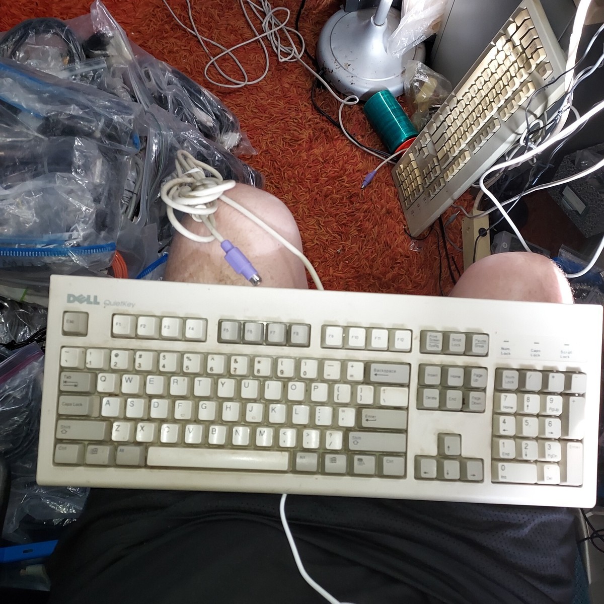 DELL SK-1000REW QUITKEY KEYBOARD CLEANED AND TESTED. VERY