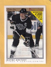 1990-91 OPC Premier #38 Wayne Gretzky Los Angeles Kings NM-MT #30257