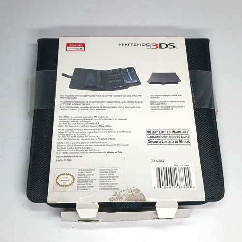Rocketfish Gaming Nintendo 3DS Carry All Folio Case hält Konsole Adapter Spiele - Bild 2 von 8