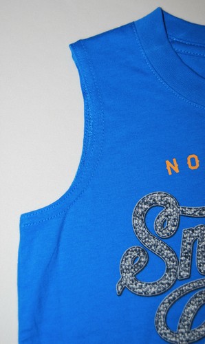 NWT Nike Little Boys Lt Photo Blue Sneaker Game Sleeveless Muscle T-Shirt sz 4 - Picture 4 of 7