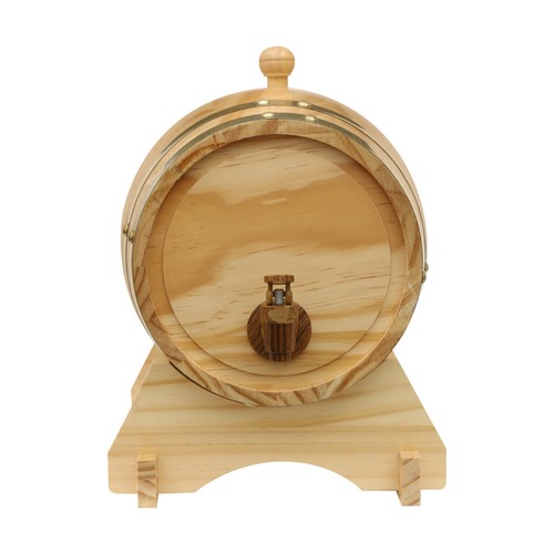5L Weinfass Holzfass Weinfass mit Ständer Holzfass für Whiskey Wein Schnapsfass - Bild 20 von 24