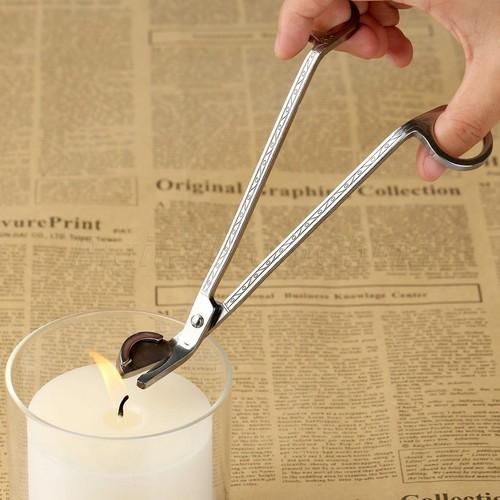 Stainless Steel Oil Lamp Snuffers Scissors Candle Wick Trim Cutter Trimmer Tool - Picture 1 of 10