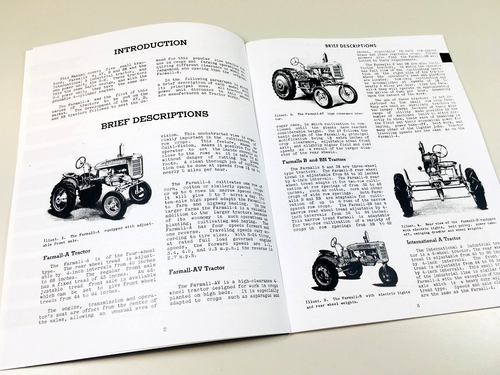 International Farmall Super A Av Tractor Service Manual Parts Catalog Set Repair - Picture 6 of 12