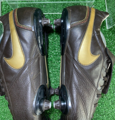 Nike Tiempo GURI SG PRO Legend brown gold R10 Ronaldinho Leather