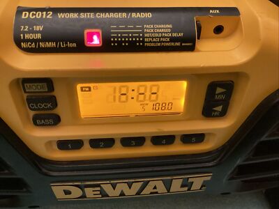 Dewalt DC012 Work Site Charger / Radio 12A 60Hz 120V For Dewalt DC012 Work Site Charger / Radio 12A 60Hz 120V For